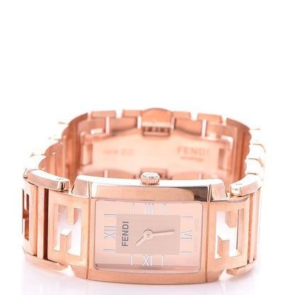 Fendi Stainless Steel 25mm Forever Tank Quartz Watch Rose 3 of 10