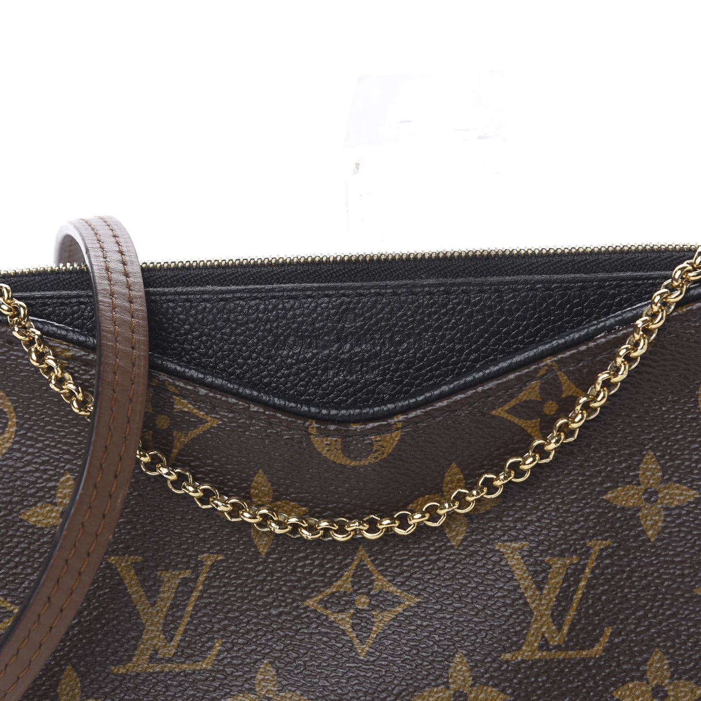 Monogram Pallas Clutch Black