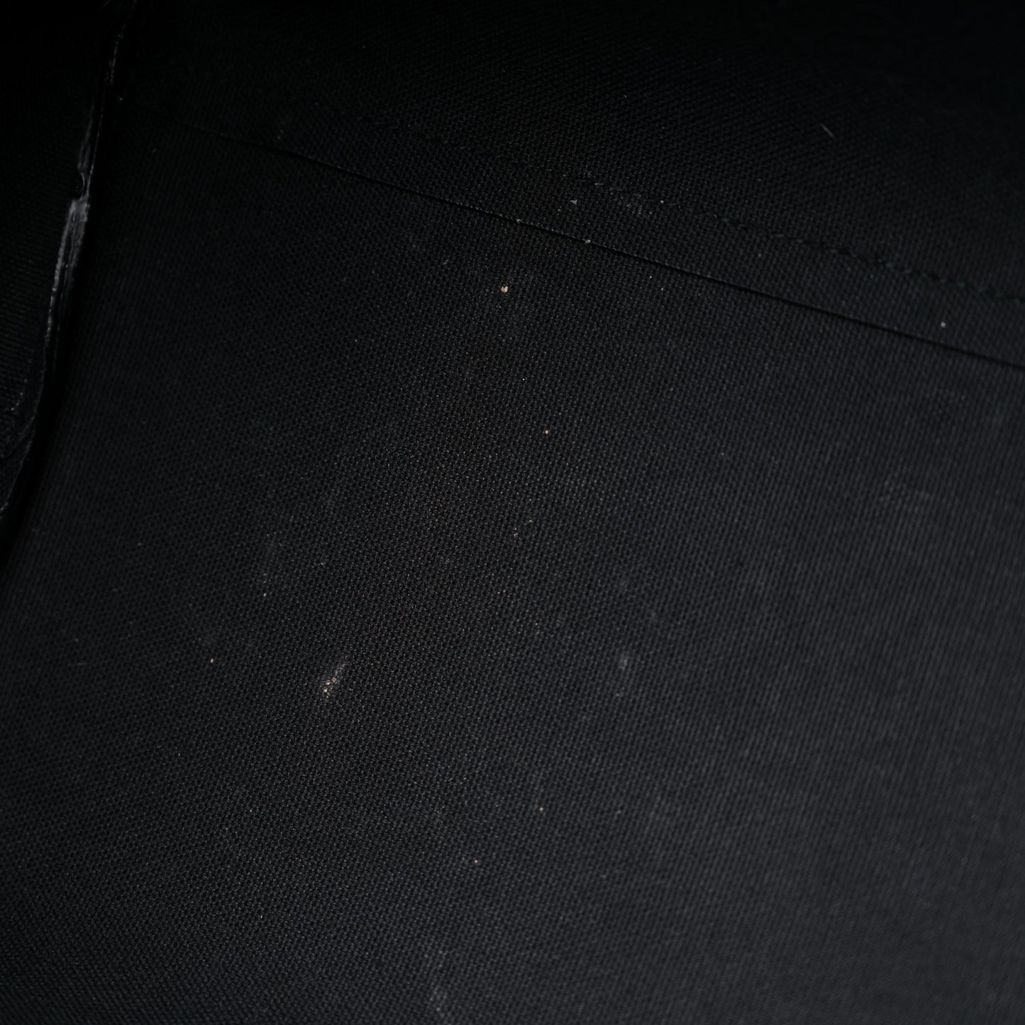 Canvas Calfskin Gancini Bag Black