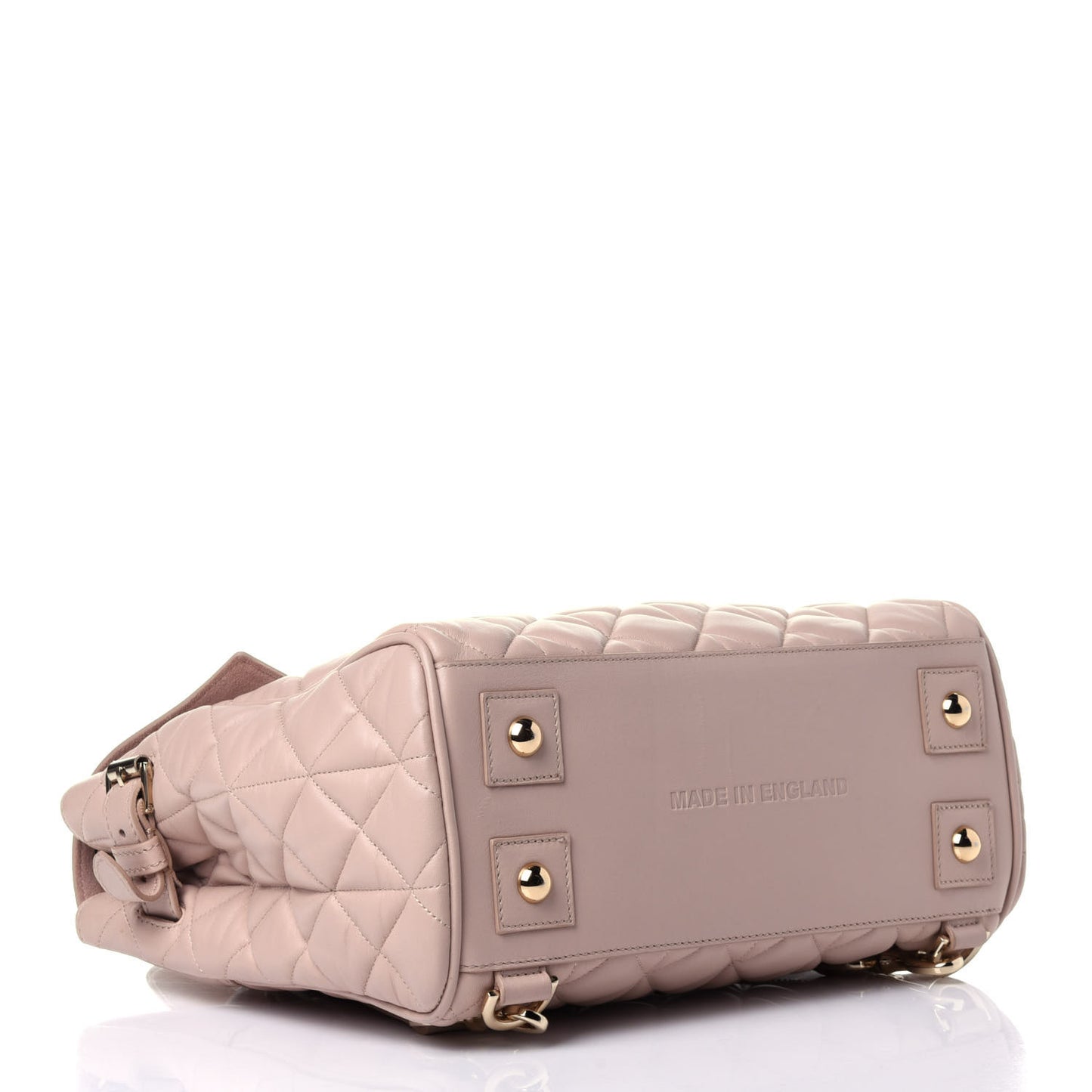Nappa Quilted Cara Delevingne Convertible Bag Oatmeal