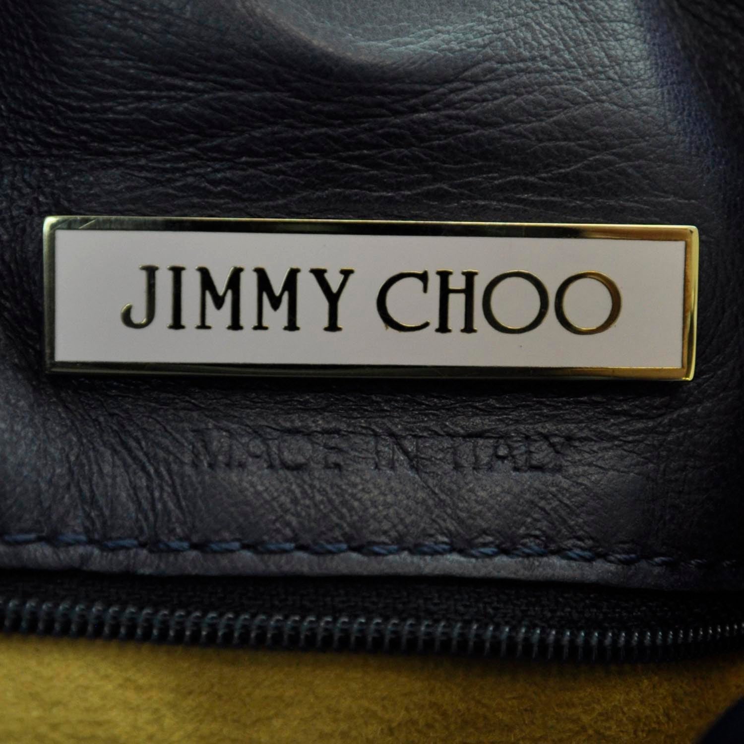 Jimmy Choo Saba Bracelet Hobo Navy 10 of 11