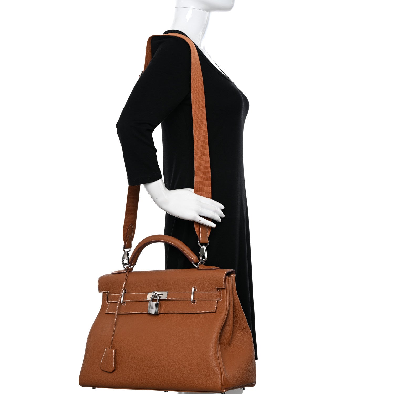 Hermes Togo Maxi Kelly Retourne 42 Gold 2 of 13
