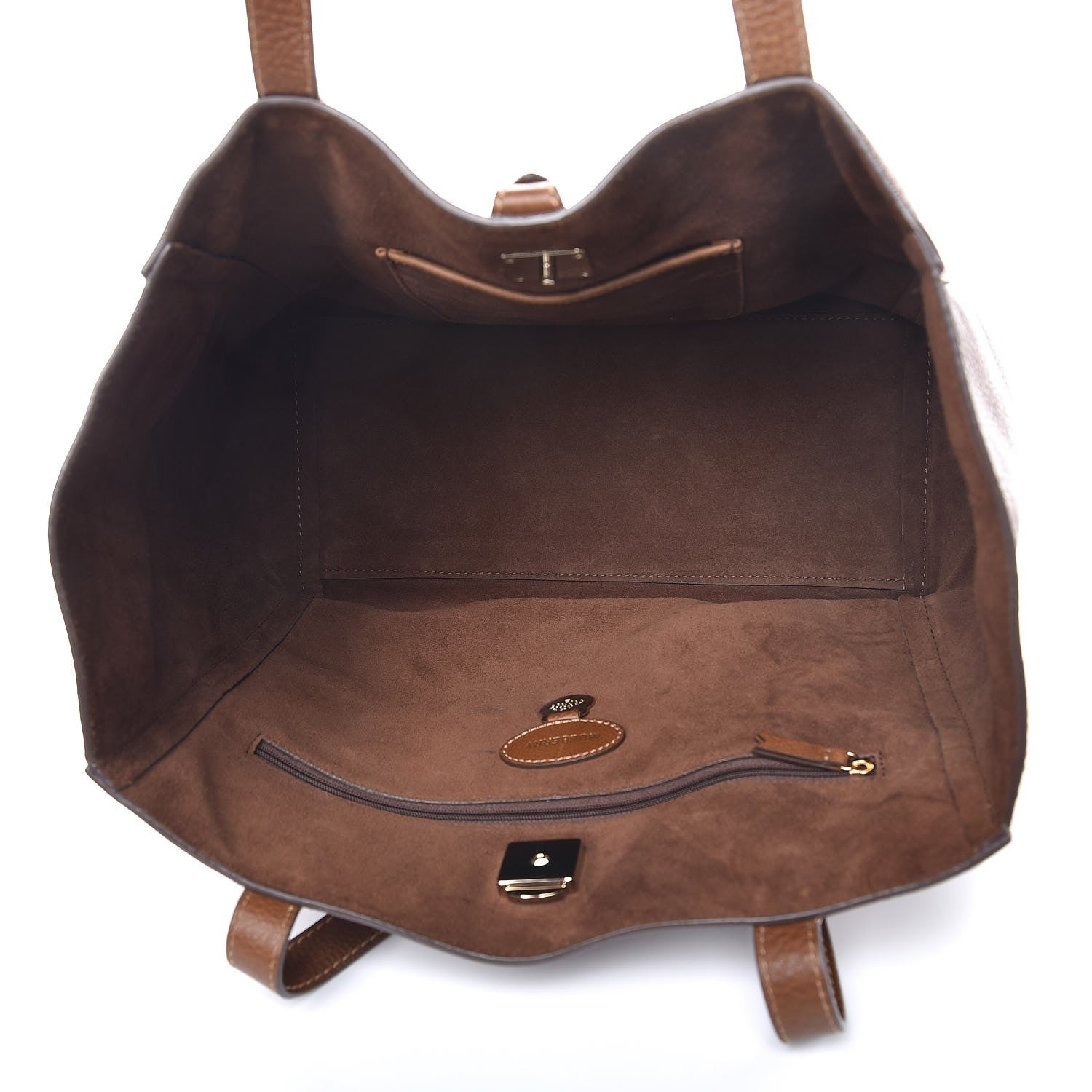 Mulberry Soft Small Grain Calfskin Tessie Tote Brown 5 of 7