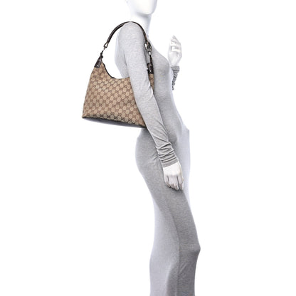 Gucci Monogram Shoulder Bag Dark Brown 2 of 10