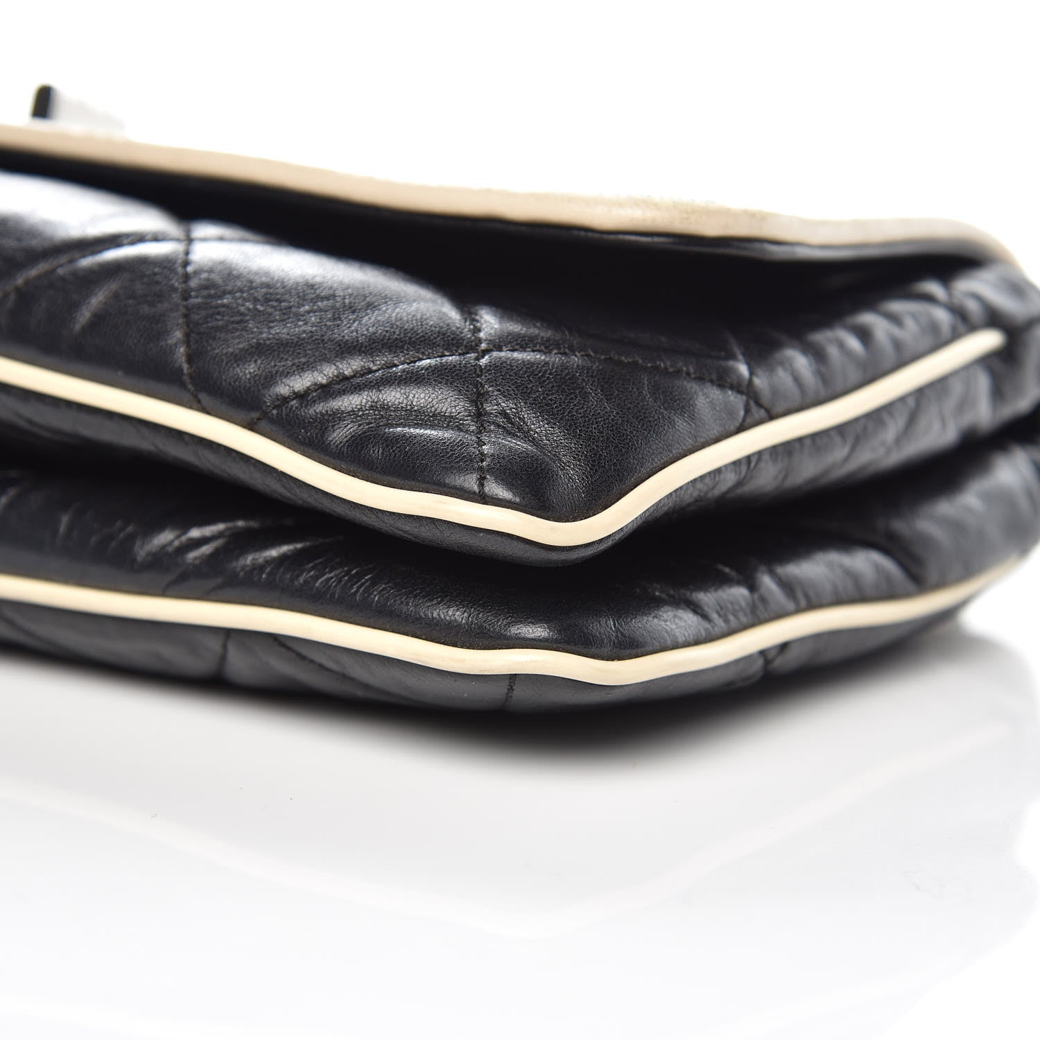 Chanel Lambskin East West Accordion Flap Black 9 of 12
