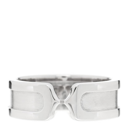 Cartier 18K White Gold 6.5mm C De Cartier Ring 51 5.75 1 of 4