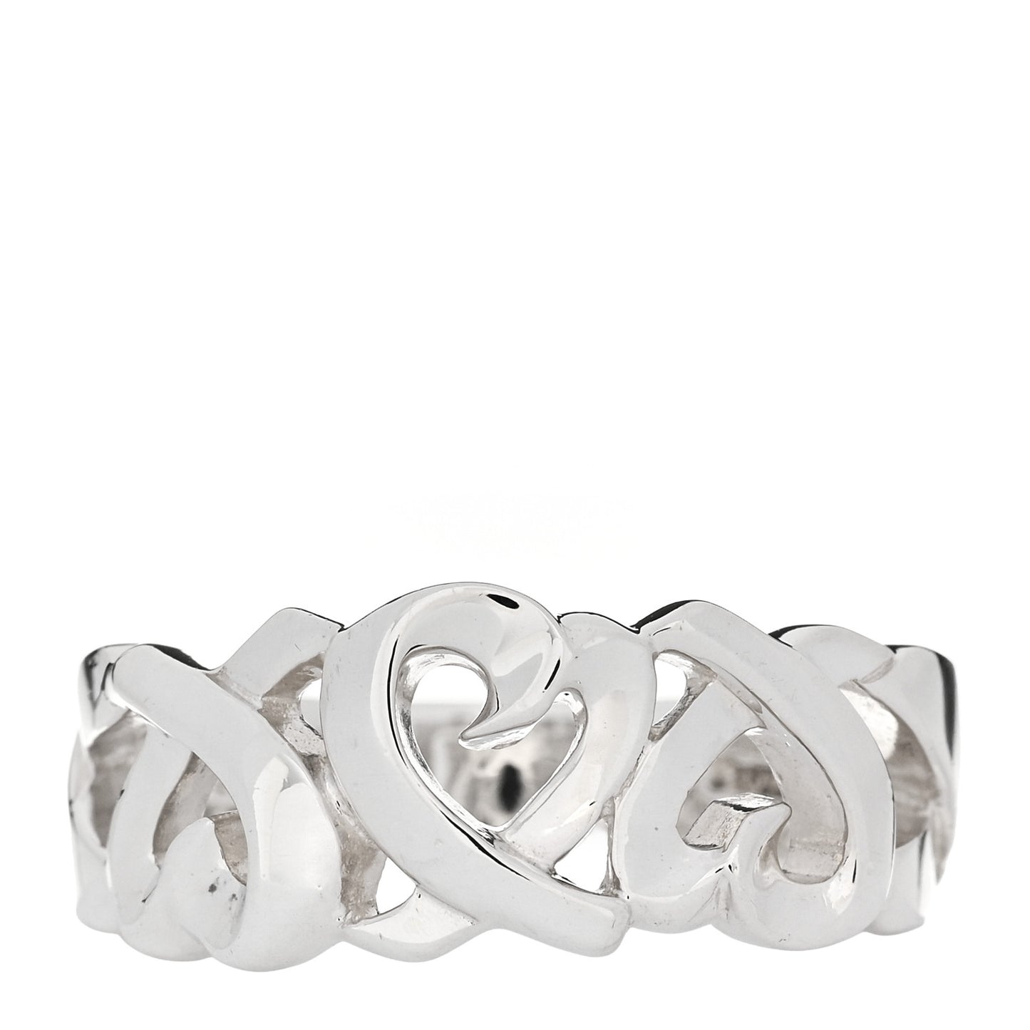 Sterling Silver Paloma Picasso Loving Hearts Ring 54 7