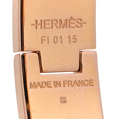 Hermes Enamel Narrow Clic Clac H Bracelet PM Bleu Album 4 of 4