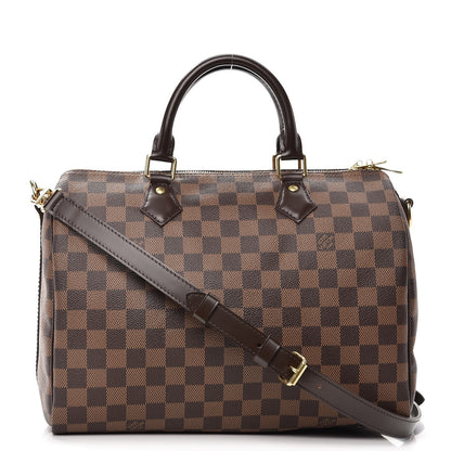 Louis Vuitton Damier Ebene Speedy Bandouliere 30 1 of 8