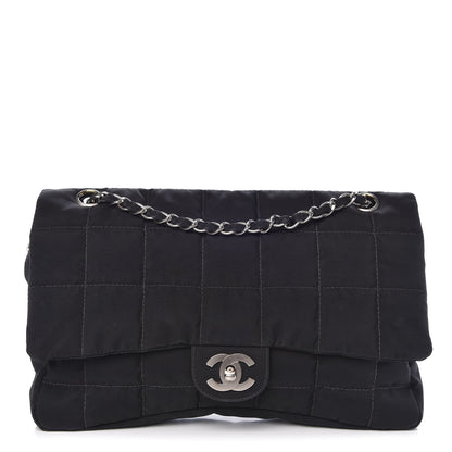 Chanel Nylon Square Quilted Flap Black 1 of 7