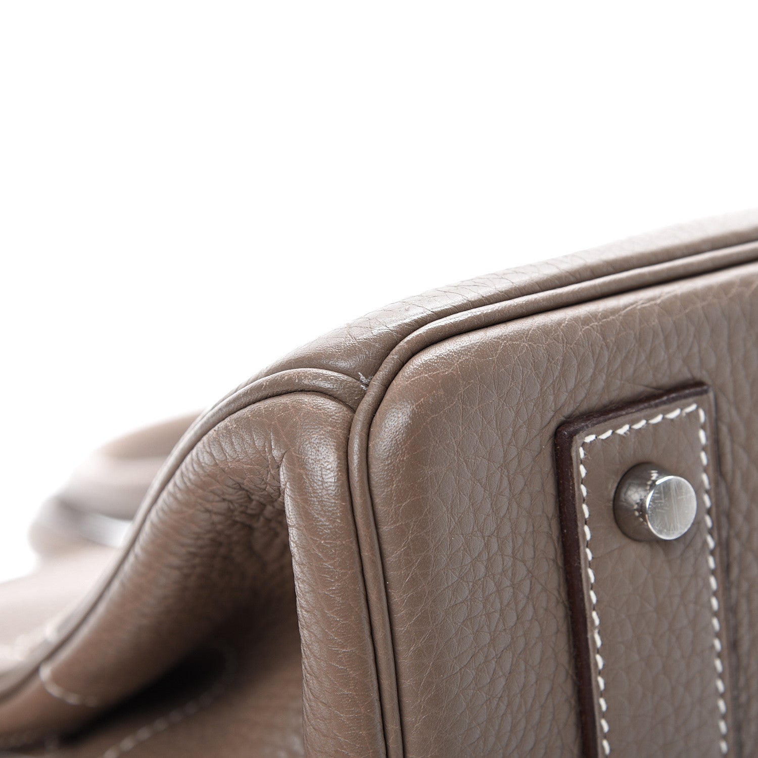 Hermes Taurillon Clemence JPG Birkin 42 Etoupe 11 of 16
