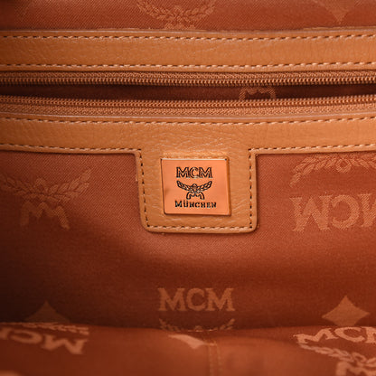 MCM Visetos Studded Medium Stark London Olympic Backpack Cognac 5 of 18