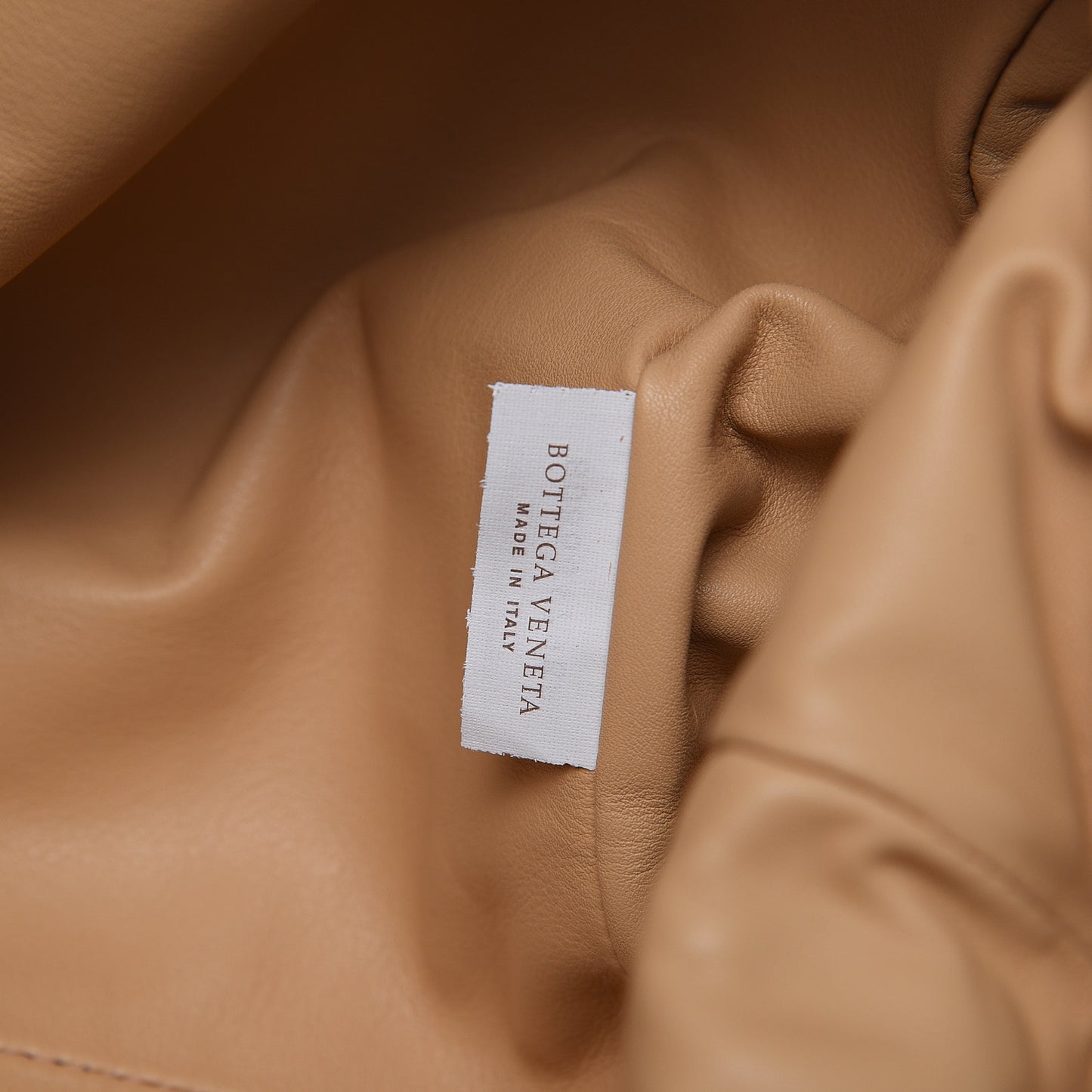 Smooth Butter Calf The Pouch Oversized Clutch Nude