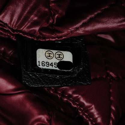 Chanel Lambskin Quilted Large Cosmetic Case Black 7 of 8