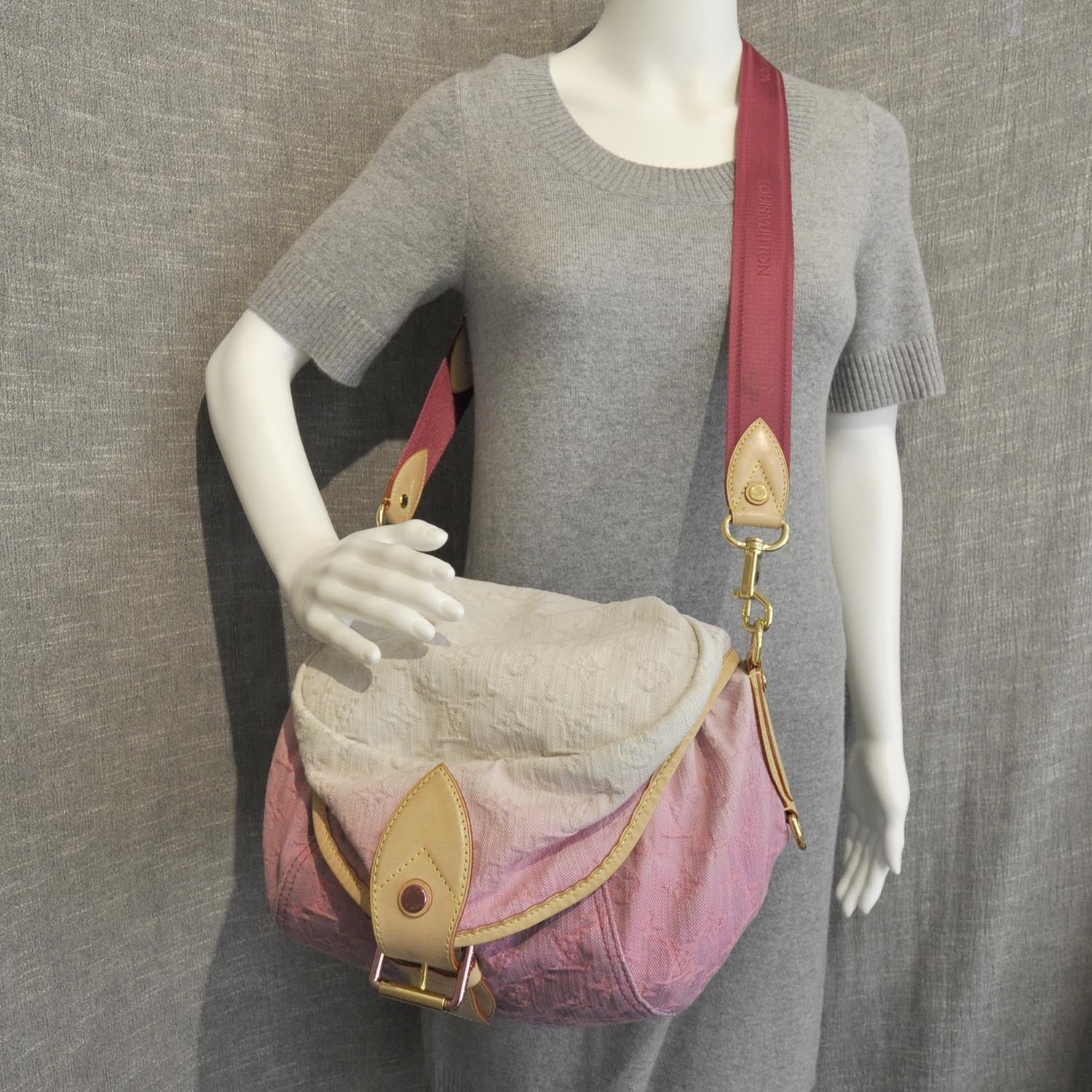 Louis Vuitton Denim Sunshine Messenger Rose 4 of 10