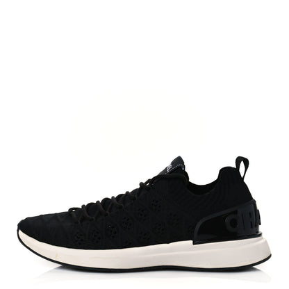 Chanel Fabric Logo Sneakers 38 Black 1 of 7