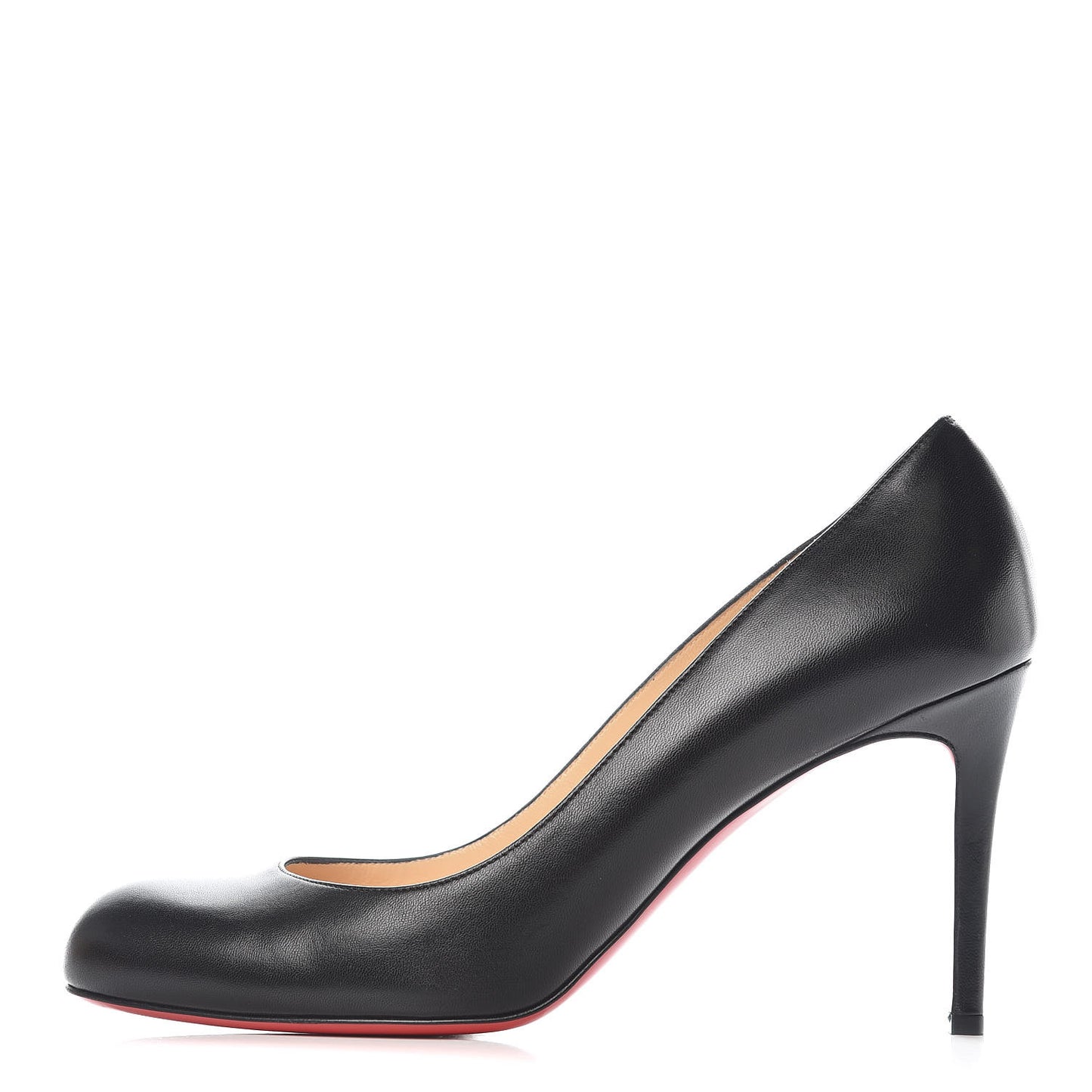 Shiny Nappa Simple 85 Pumps 40 Black
