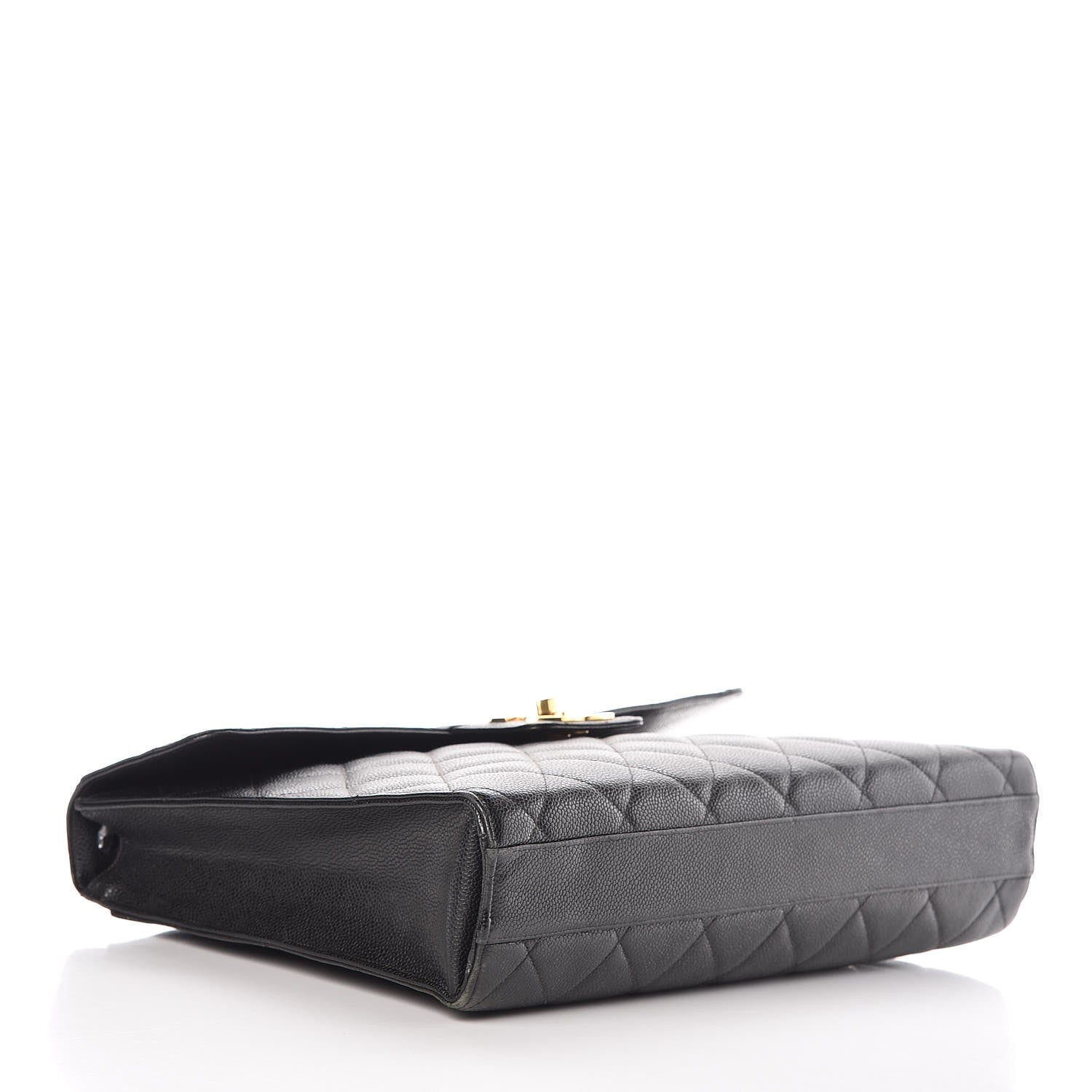 Chanel Caviar Quilted Briefcase Laptop Bag Black 4 of 17