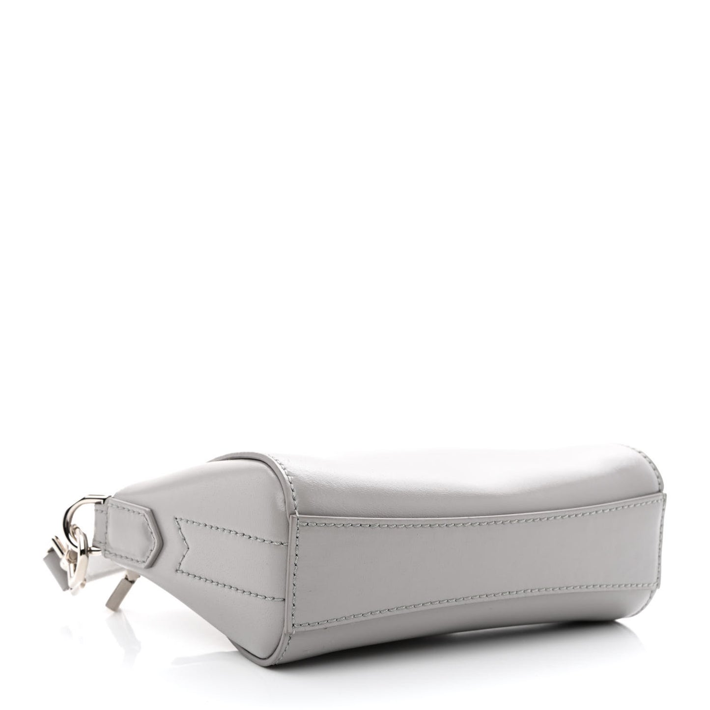 Sugar Goatskin Nano Antigona Pearl Grey