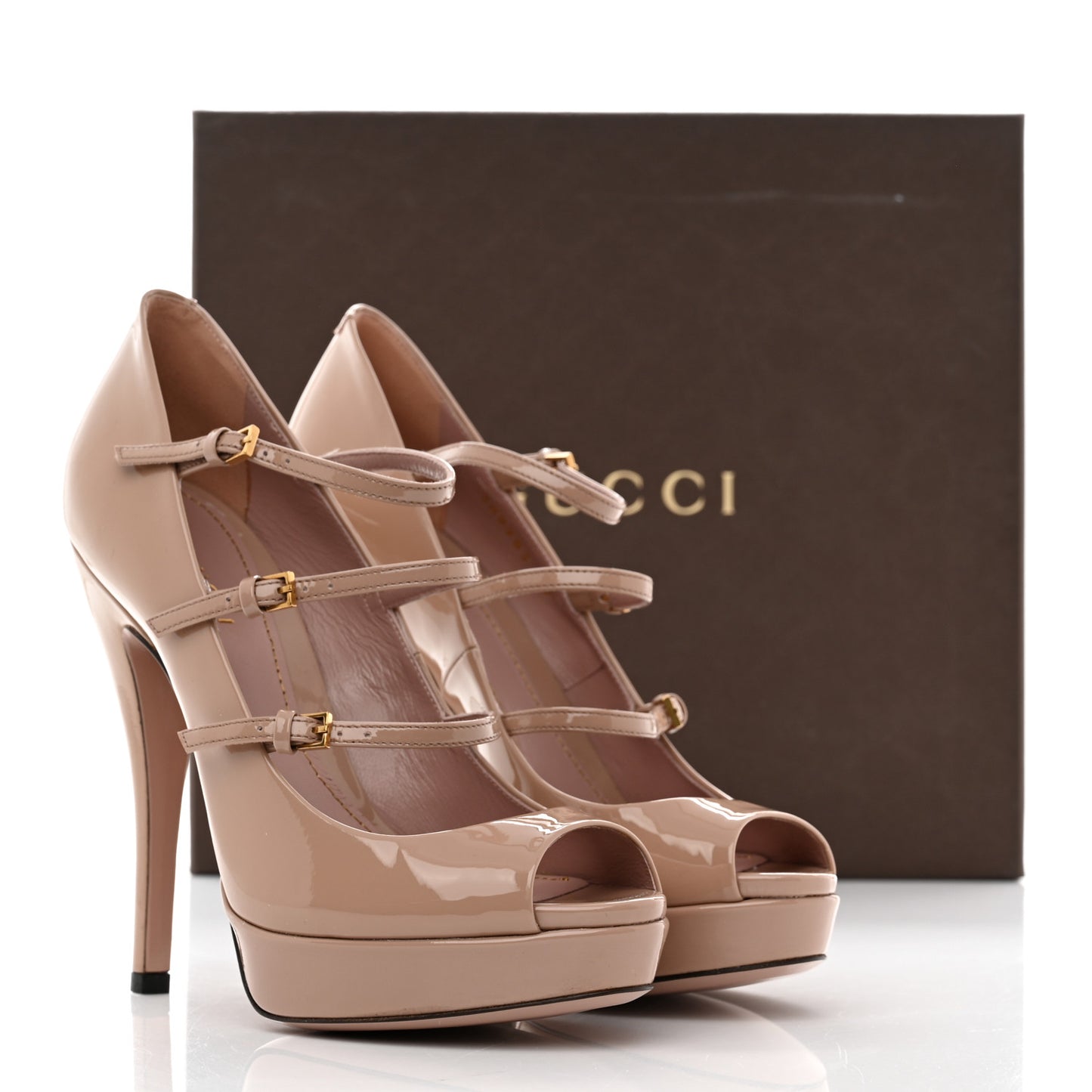 Vernice Crystal Lisbeth Platform Pumps 37 Dark Cipria