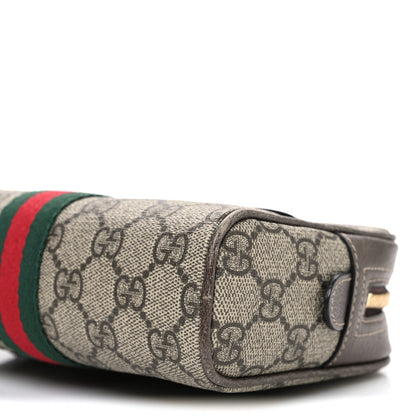 Gucci GG Supreme Monogram Web Small Ophidia Belt Bag 85 34 Dark Brown 10 of 11