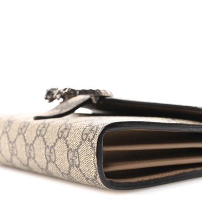 Gucci GG Supreme Monogram Mini Dionysus Chain Wallet Beige Taupe 9 of 10