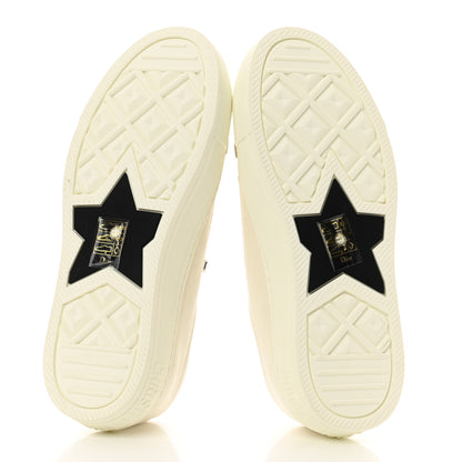 Christian Dior Canvas Dot Walk'N'Dior Low Top Sneakers 36 Milk 5 of 8