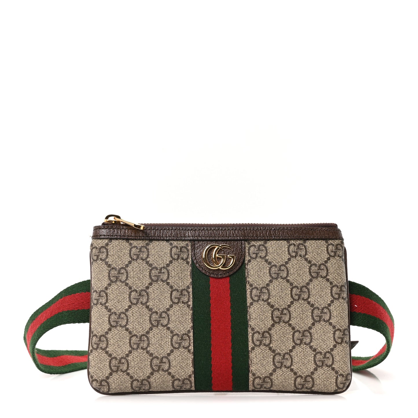 GG Supreme Monogram Web Ophidia Utility Belt Bag 85 34 Beige Ebony New Acero