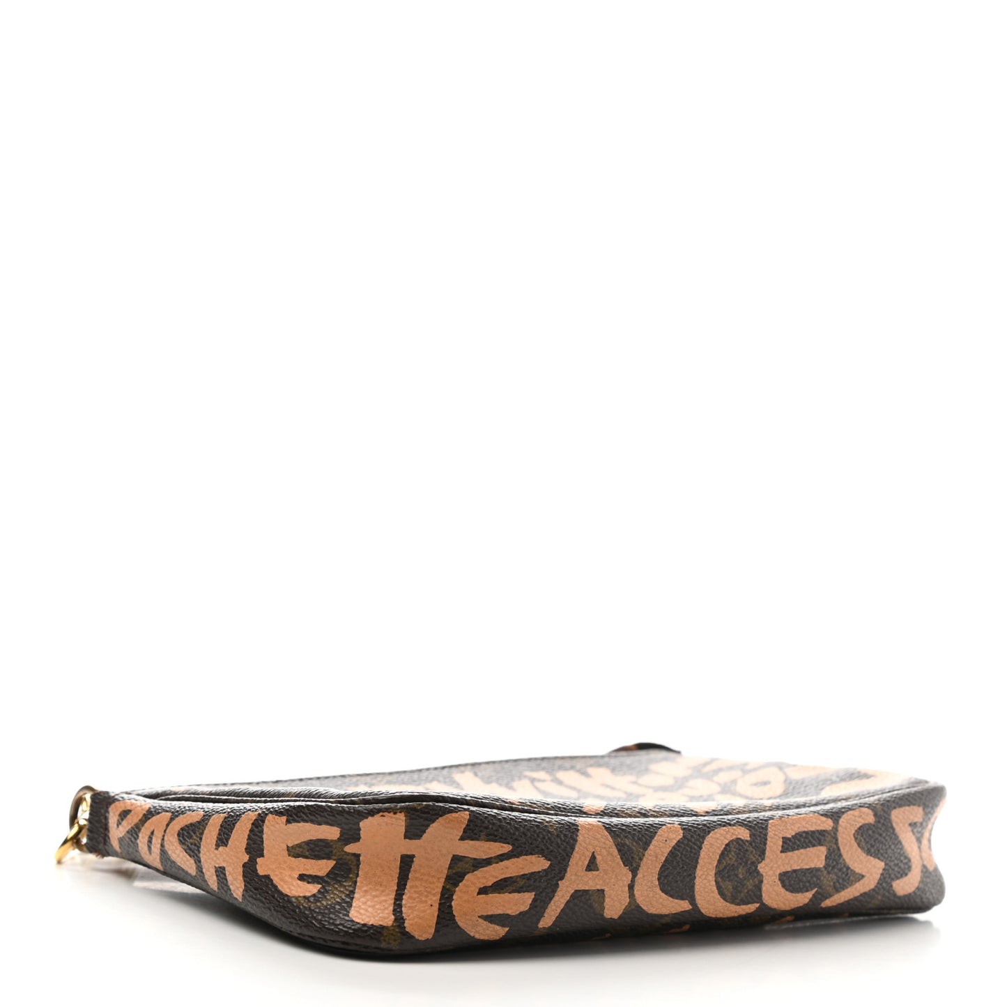 Monogram Graffiti Pochette Accessories Peach