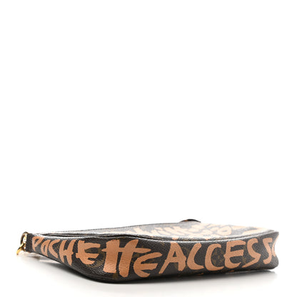 Louis Vuitton Monogram Graffiti Pochette Accessories Peach 4 of 13