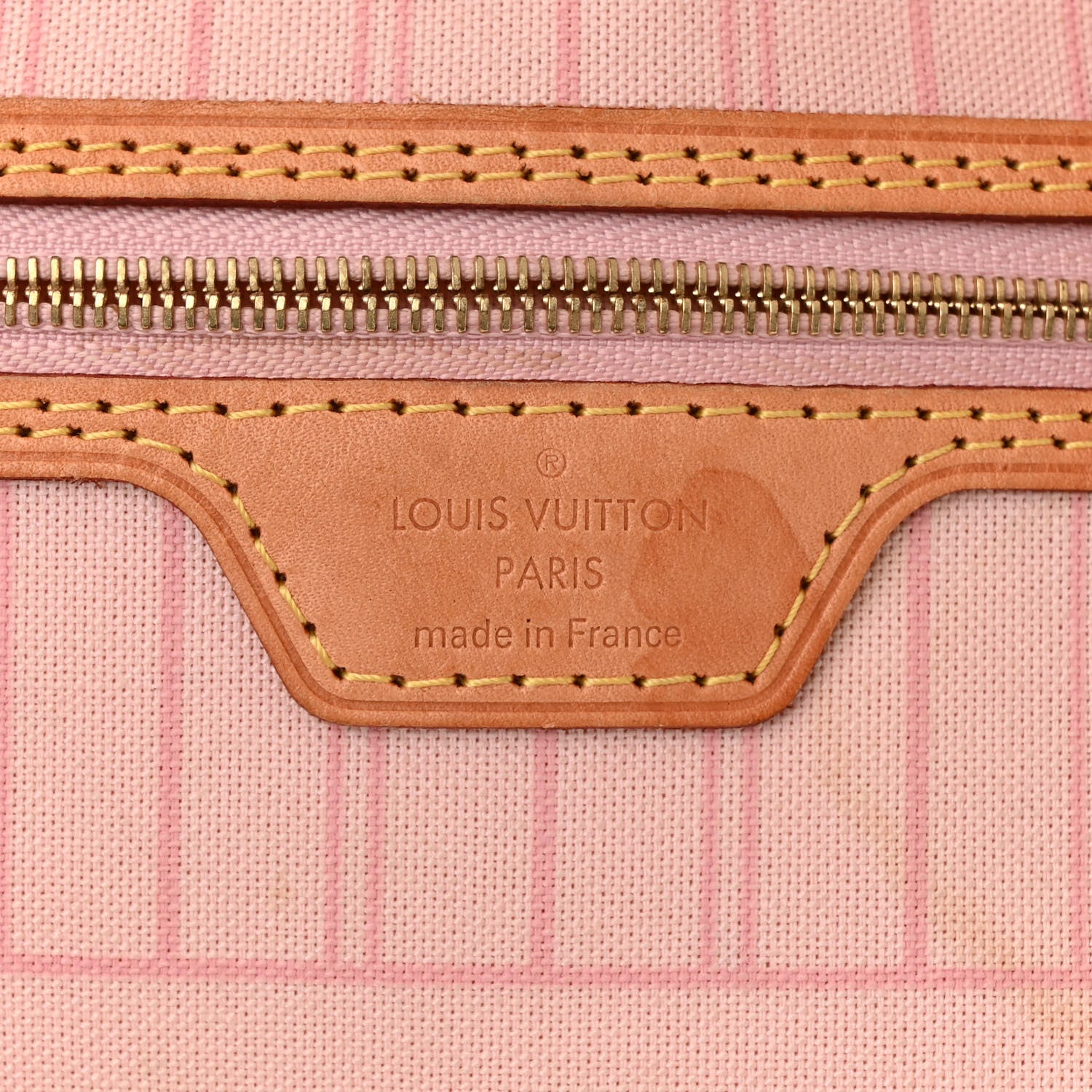 Louis Vuitton Damier Azur Neo Neverfull MM Rose Ballerine 6 of 12