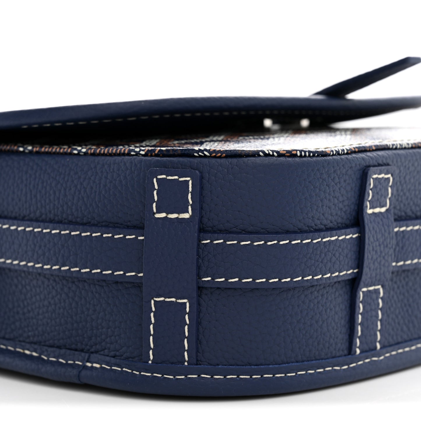 Goyardine Belvedere II PM Messenger Bag Navy