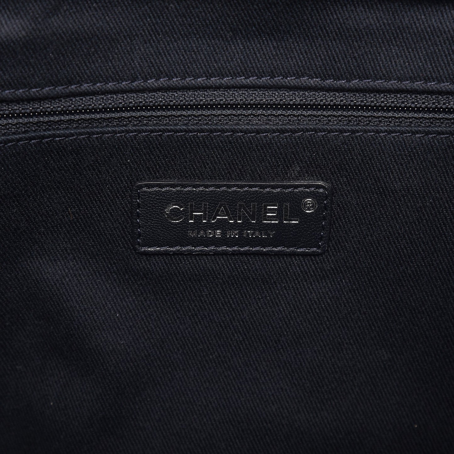 Canvas Large Deauville Tote Dark Blue