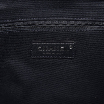 Chanel Canvas Large Deauville Tote Dark Blue 7 of 8