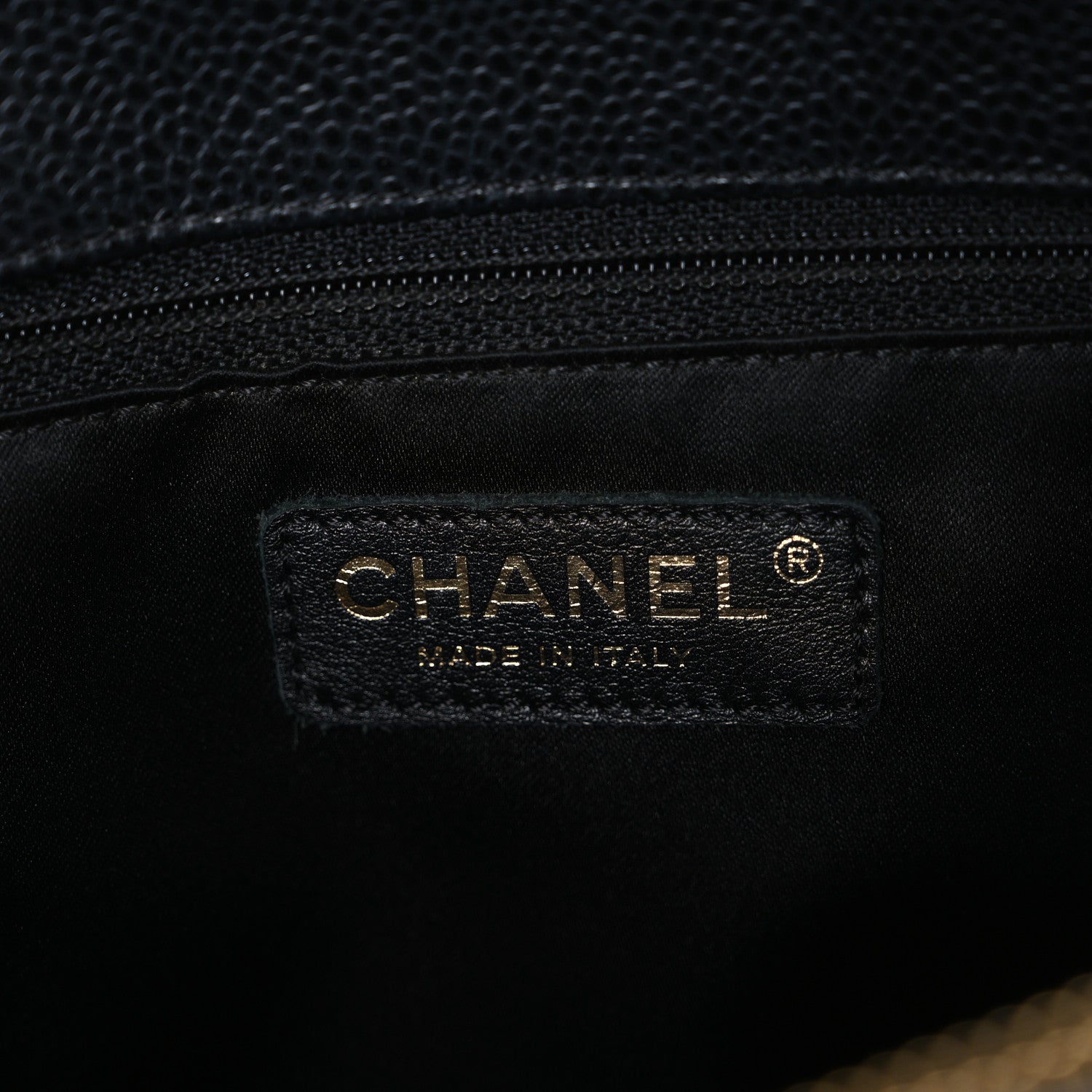 Chanel Caviar Quilted Grand Shopping Tote GST Black 7 of 12