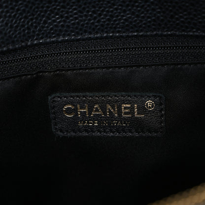 Chanel Caviar Quilted Grand Shopping Tote GST Black 7 of 12