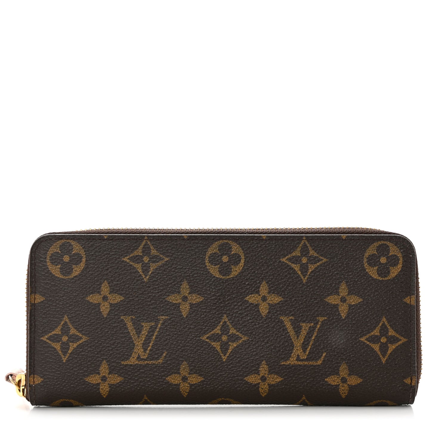 Monogram Clemence Wallet Rose Ballerine