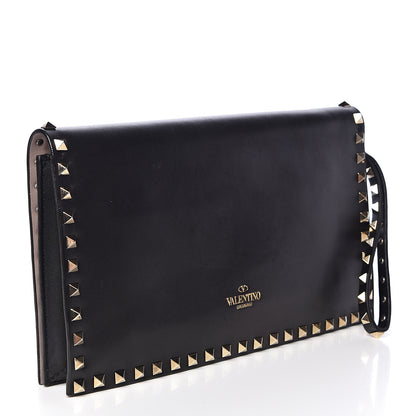 Valentino Garavani Nappa Rockstud Wristlet Clutch Black 3 of 15
