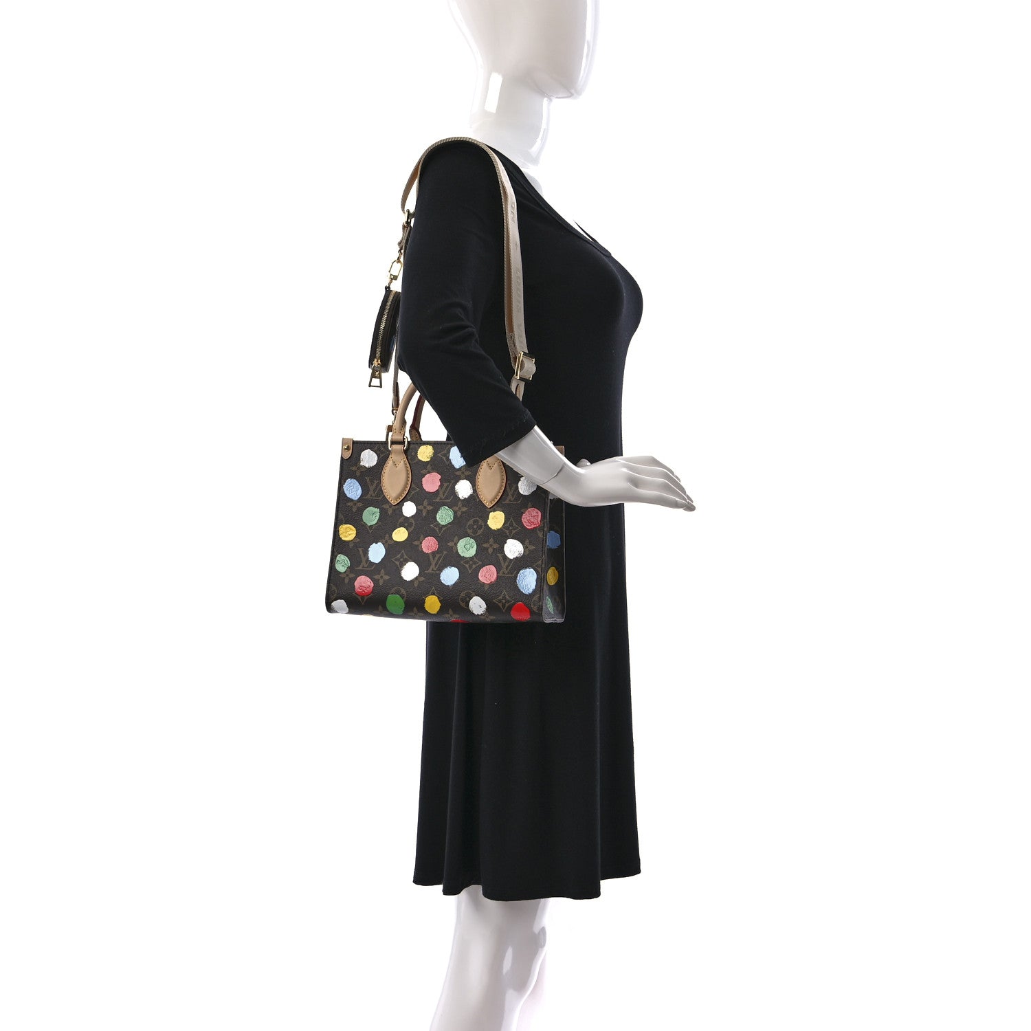 Louis Vuitton LV X YK Monogram Dots Onthego PM Multicolor 2 of 9