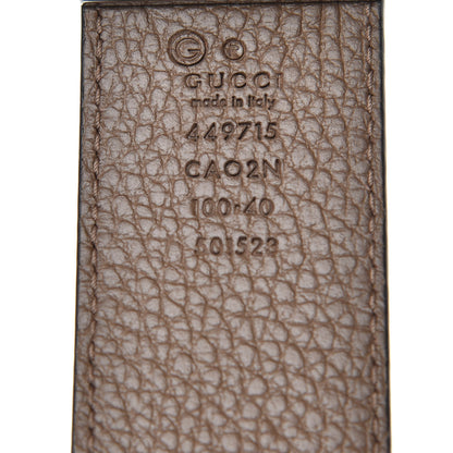 Gucci Calfskin 1973 Reversible Belt 100 40 Black Brown 6 of 7