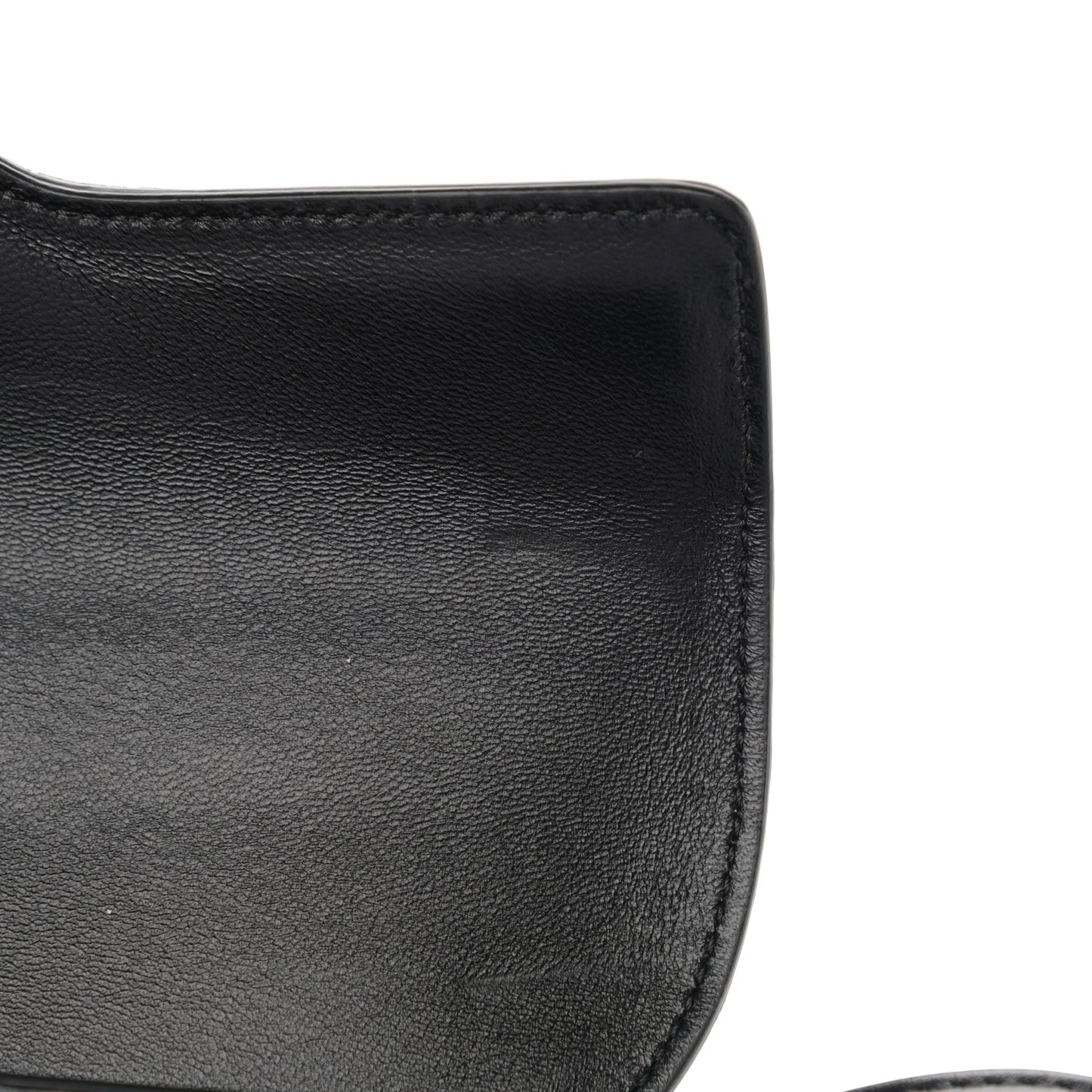 Satinated Calfskin Medium Besace 16 Black