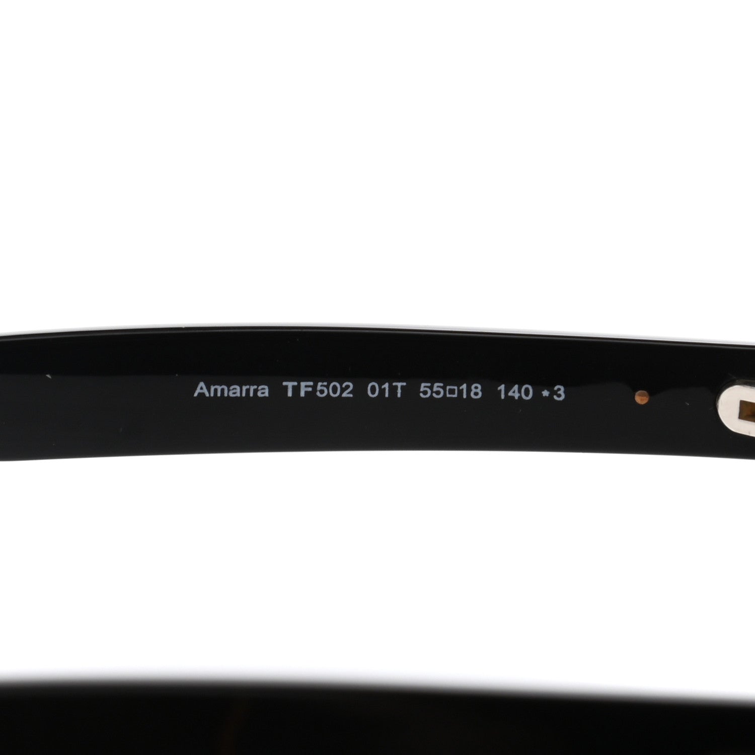 Tom Ford Amarra Sunglasses TF502 Black 5 of 7