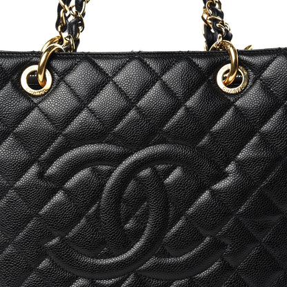Chanel Caviar Quilted Grand Shopping Tote GST Black 10 of 10