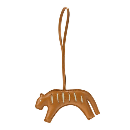 Hermes Milo Lambskin Rooroo Bag Charm Sesame Craie 1 of 3