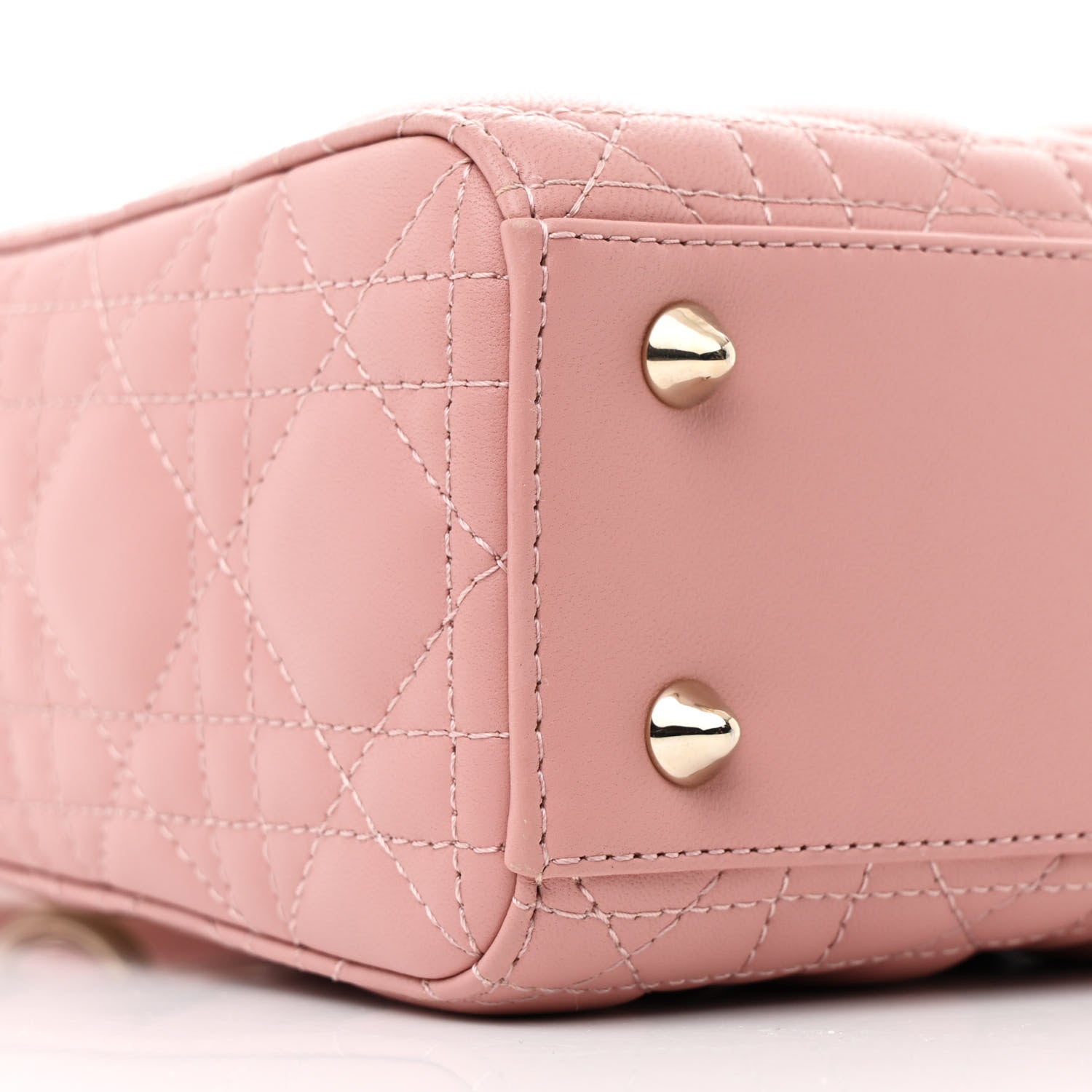 Christian Dior Lambskin Cannage Small My ABCDior Lady Dior Fard 9 of 11