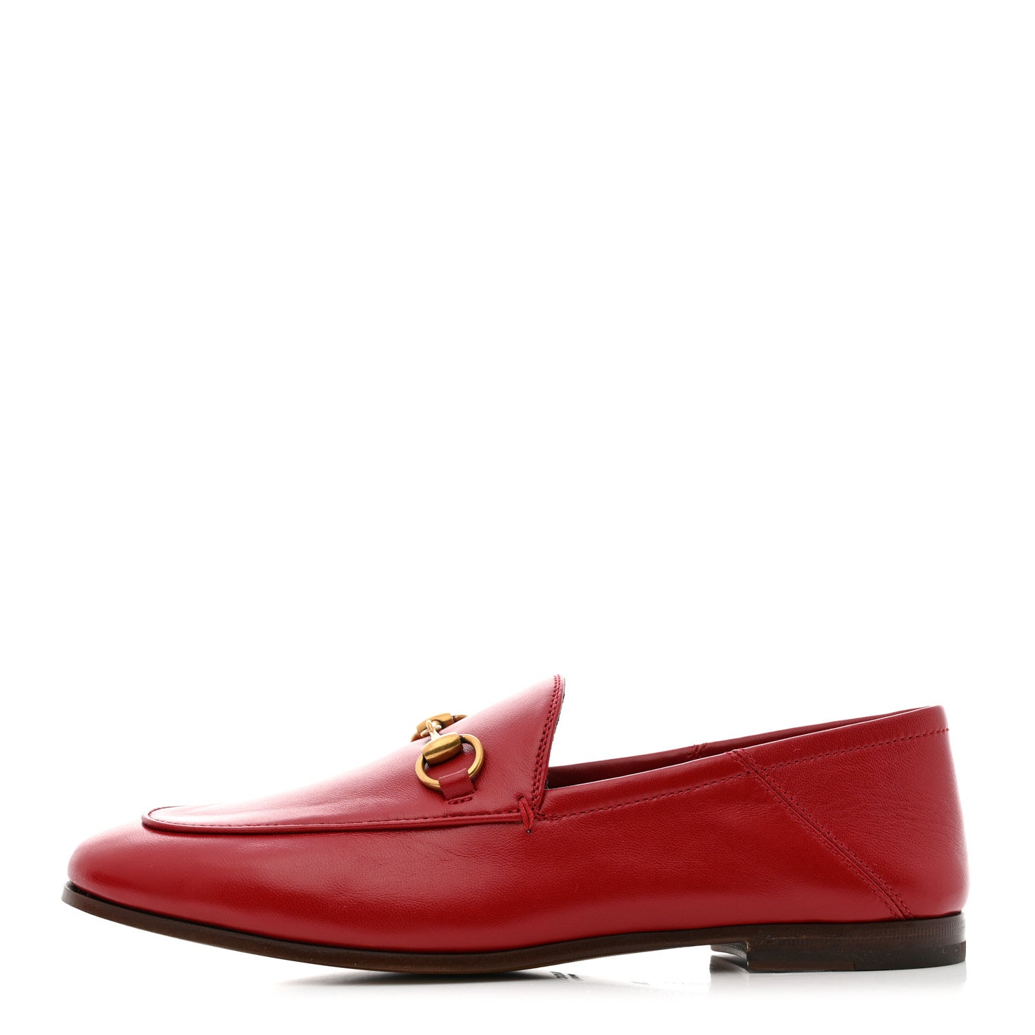 Gucci Calfskin Womens Jordaan Loafers 36 Hibiscus Red 1 of 9
