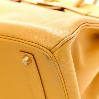 Hermes Epsom Birkin 35 Jaune 32 of 32