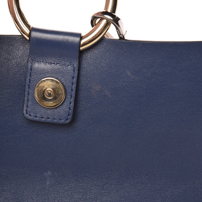 Chloe Suede Calfskin Small Faye Shoulder Bag Denim Blue 10 of 16