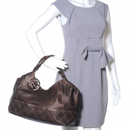 Chanel Calfskin Baby Coco Cabas Bronze 2 of 8