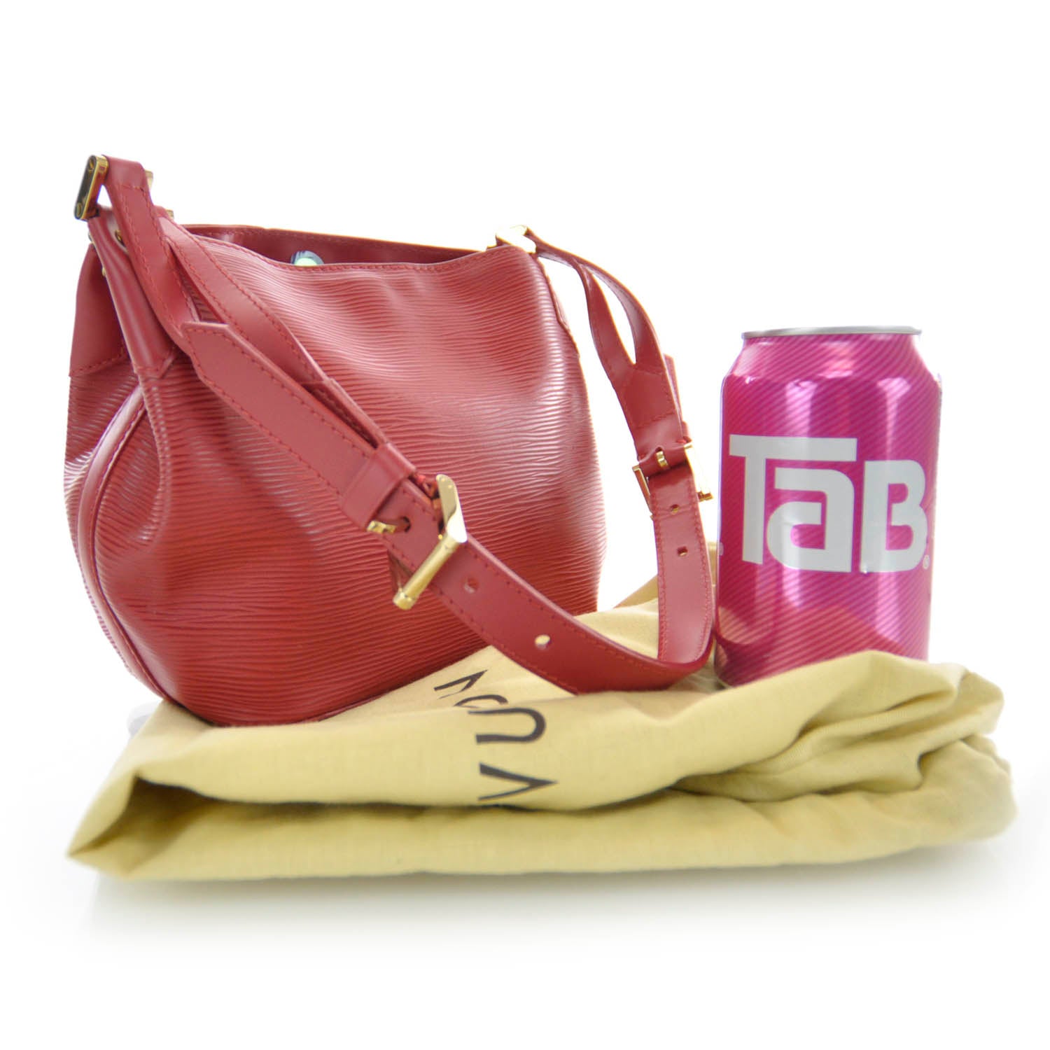 Louis Vuitton Epi Mandara PM Red 3 of 7